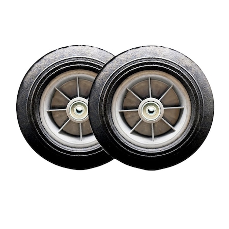 Service Caster 9T14L1 FG9T14L10000 Rubbermaid Tilt Truck Flat-Free Replacement Wheels, 2PK RUB-SCC-SNB10275-OPR-2.25HL-34-2